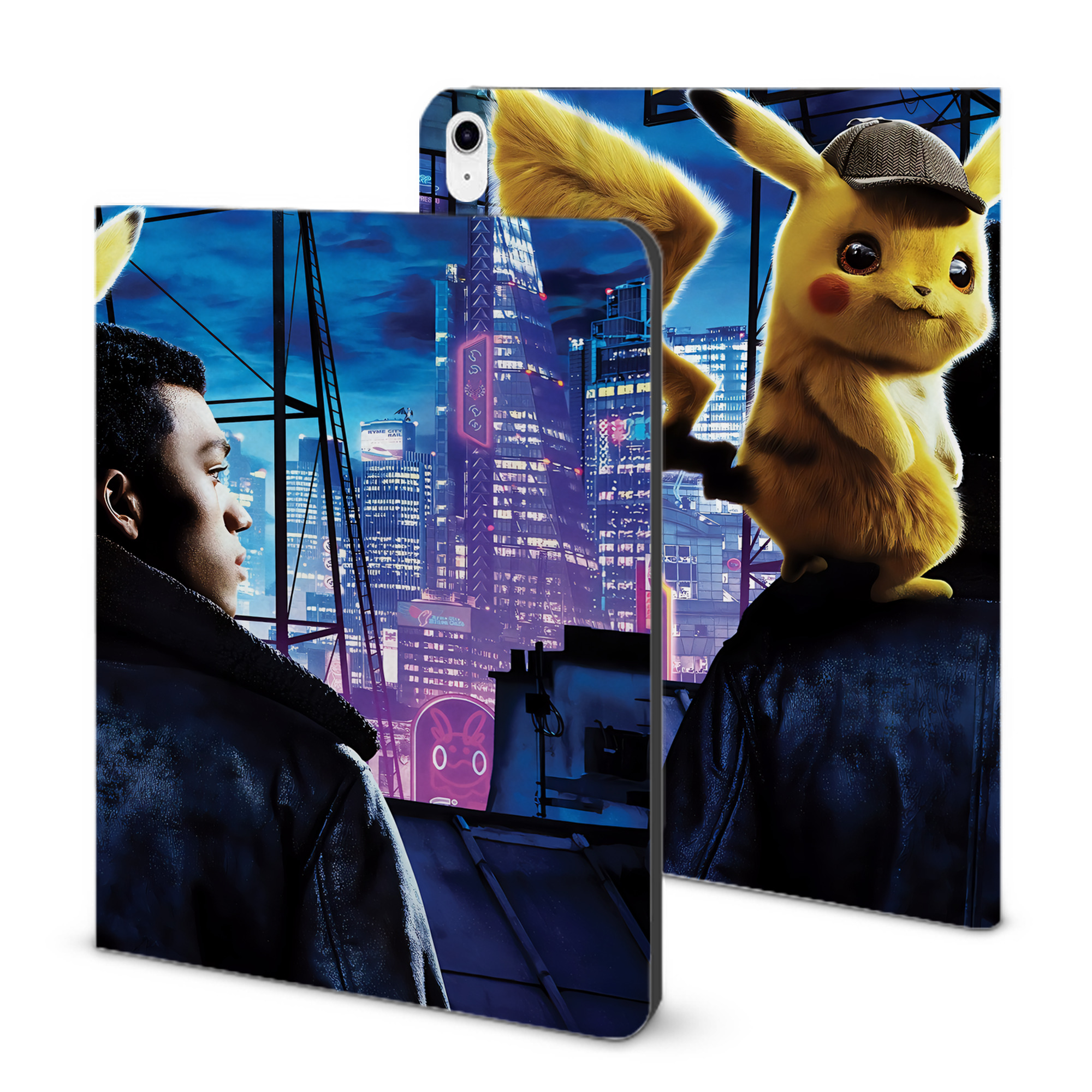（画像用） ポケットモンスター Pokémon IPad ケース ブック型 PUレザー TPU 耐衝撃 軽量 薄型 ペン収納なし 全面保護 IPad 各モデル対応